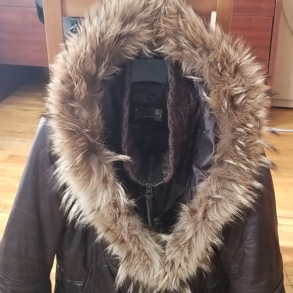 Brown Mackage Peaches Jacket Size: L - Picture 3 of 16